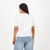 Springboks 95 Ladies Crop Boxy Crew Tee-White