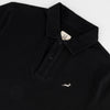 Springboks Contrast Embroidery Polo-Black