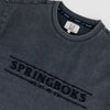 Springboks Four Wins Acid Wash Boxy Crew Tee-Navy