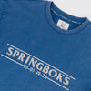 Springboks Four Wins Acid Wash Boxy Crew Tee-Skyway