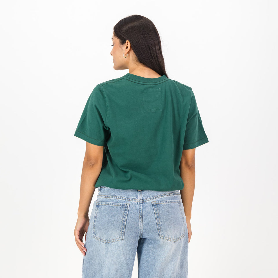 Springboks HS Sml Logo L Crew Tee-OS Green