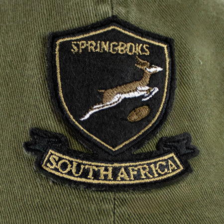 Springboks Shield Dad Cap - Military Olive