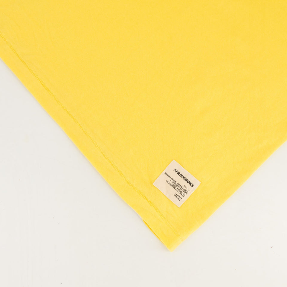 Springboks SML Bok HS Regular Crew Tee - Sunshine