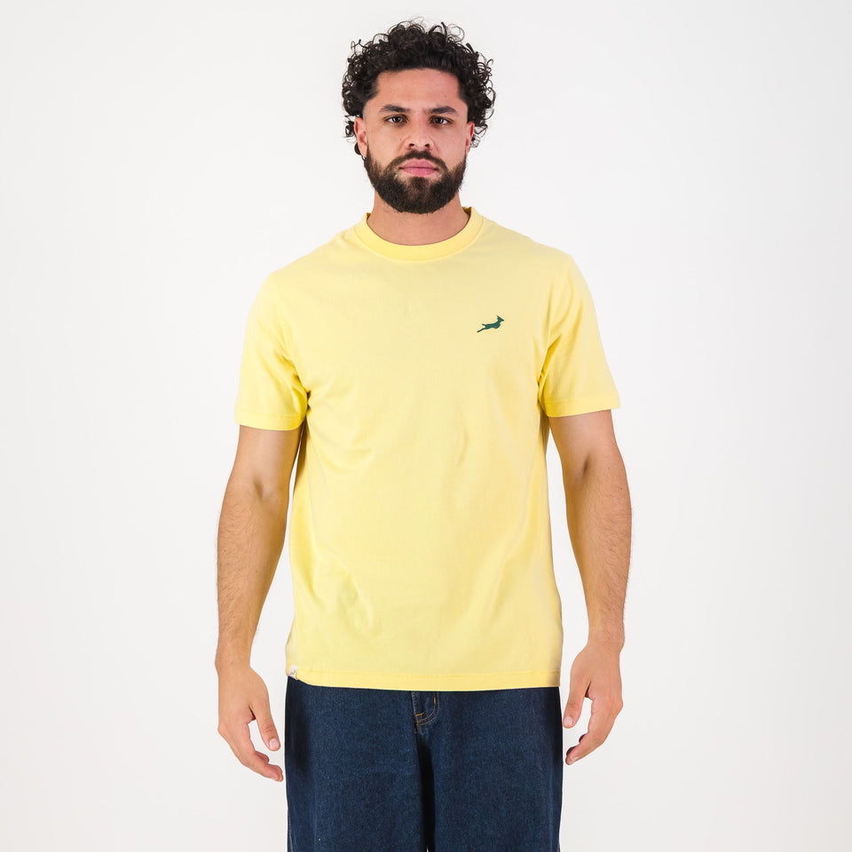 Springboks SML Bok HS Regular Crew Tee - Sunshine