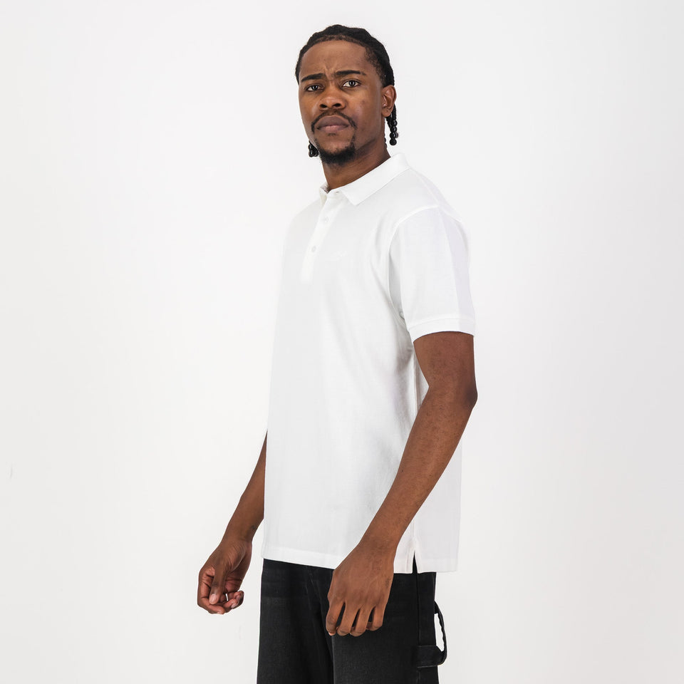 Springboks Tonal Embroidery SS Polo- White