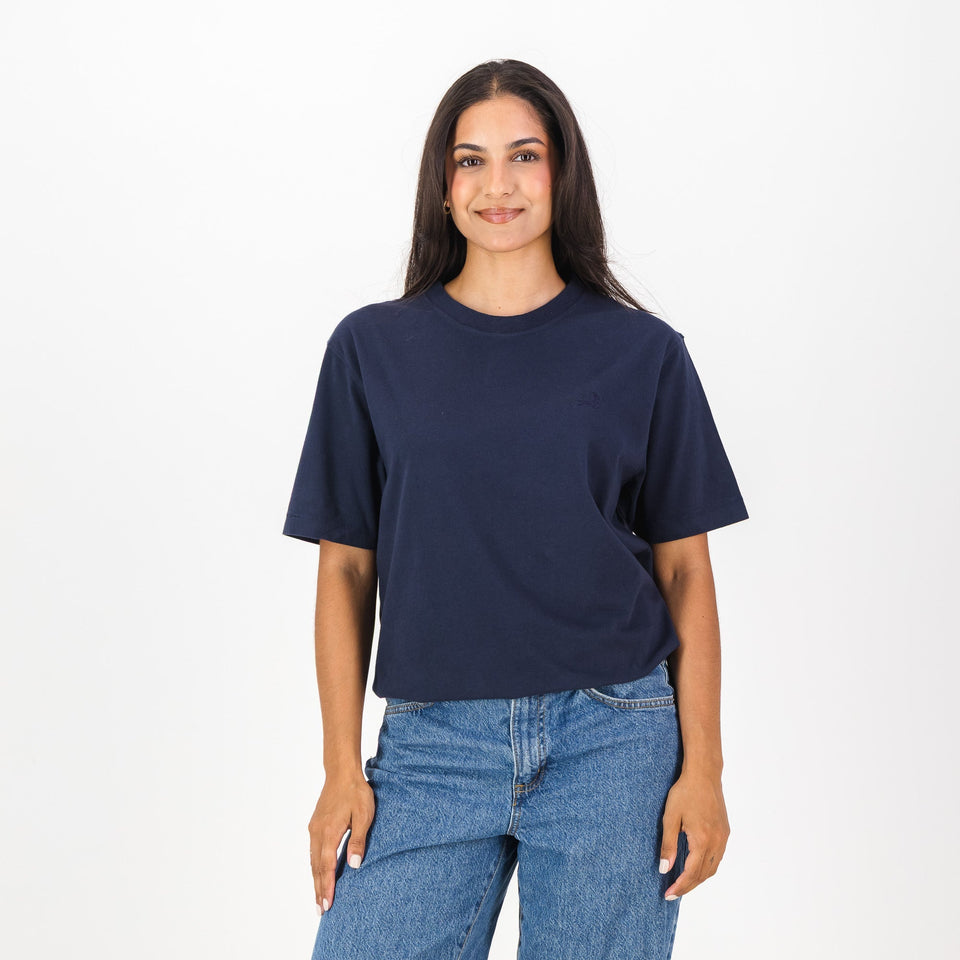 Springboks Tonal SML EMB Bok Crew Tee-Navy