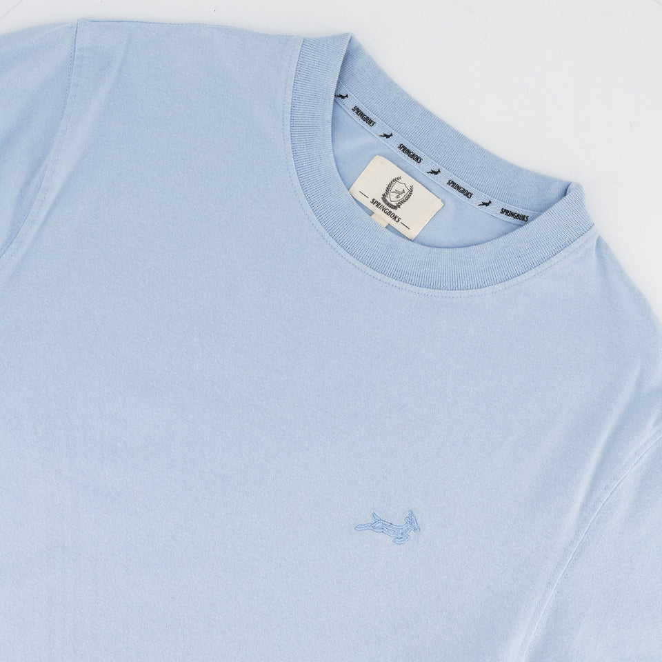 Springboks Tonal SML EMB Bok Crew Tee-Skyway