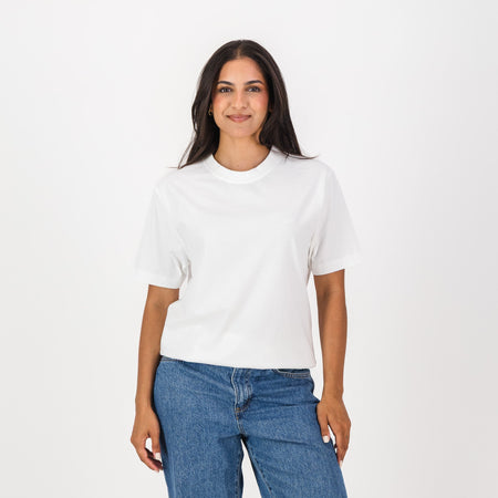 Springboks Tonal SML EMB Bok Crew Tee-White